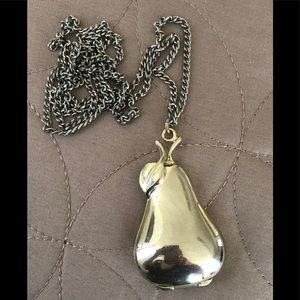 Vintage Estée Lauder Aliage solid perfume necklace